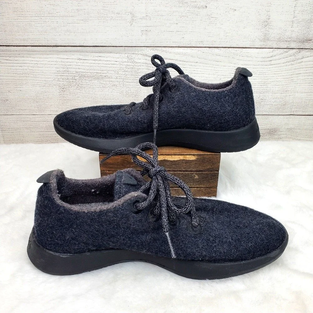 Allbirds Black Wool Runners Sneaker Women's Size 7